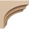 Ekena Millwork 10"W x 10"D x 10"H Wide Rockford Rough Cedar Woodgrain TimberThane Corbel, Primed Tan CORUR10X10X10ROCRCPR - alternate 3